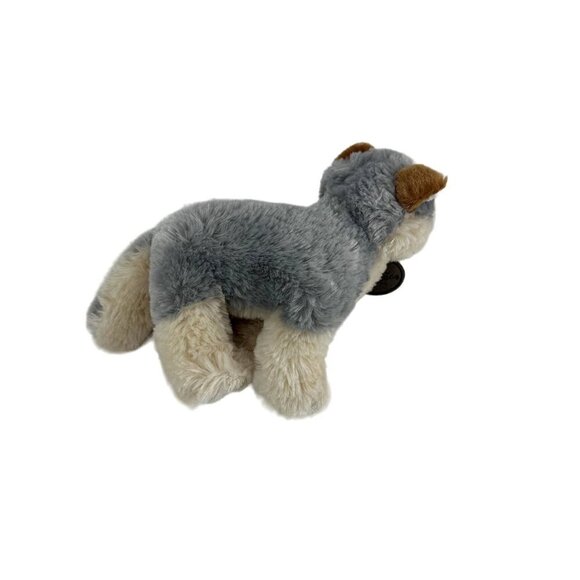 Aurora Busch Gardens Small Wolf Plush Grey and White - Picture 5 of 8